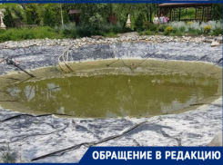 В Андреевском парке Геленджика начали очистку водоема