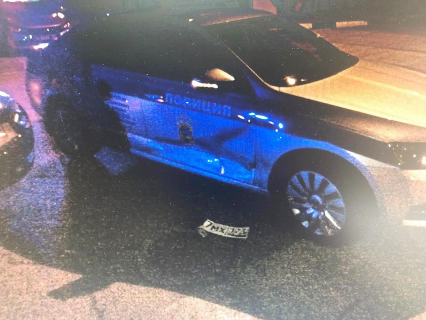 Иностранец повредил новый служебный автомобиль геленджикских полицейских